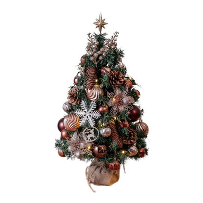 Weihnachtsbaum-Set mit LED-Beleuchtung, 45 cm