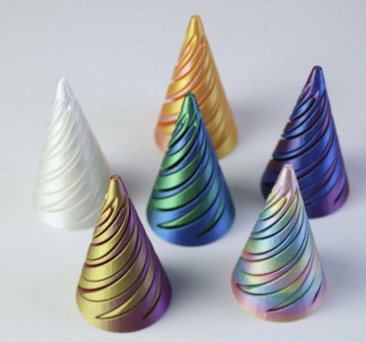 3D-gedrucktes Spiral-Pyramiden-Spielzeug