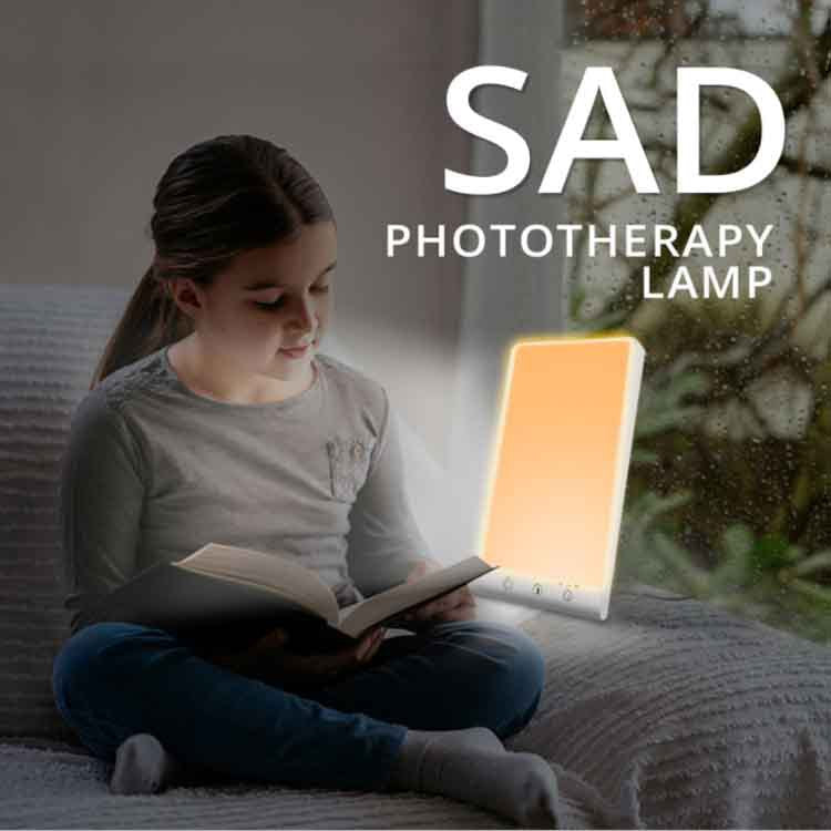 LED-Lichttherapielampe mit Timer und Dimmfunktion