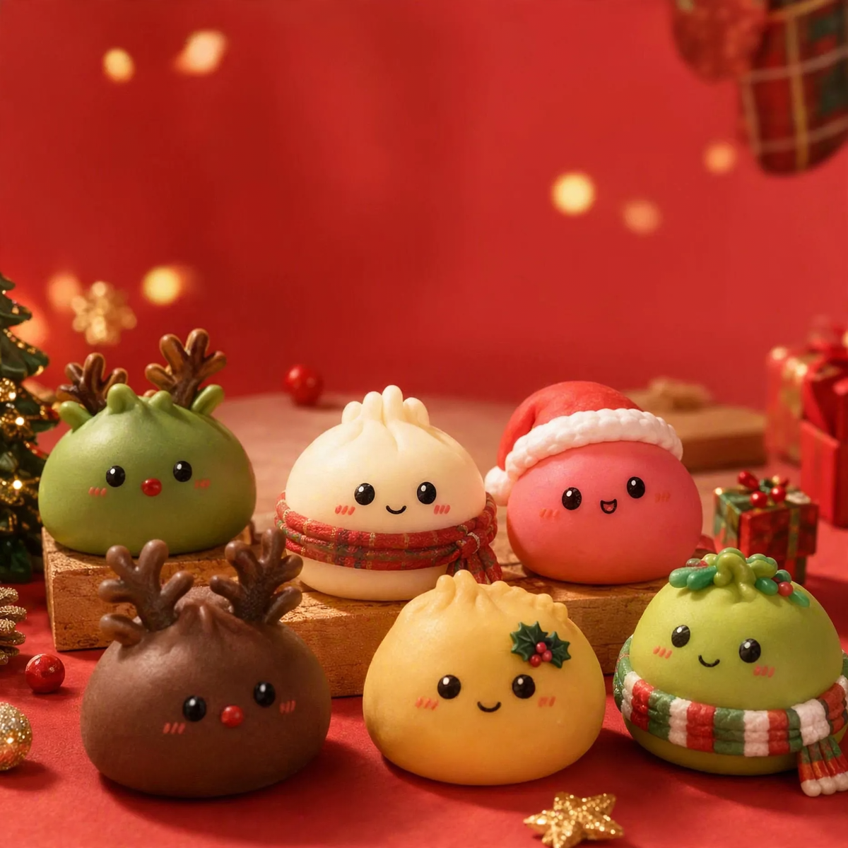 Weihnachts-Adventskalender mit TPR-Spielzeug