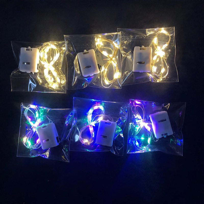 LED-Lichterkette mit Batteriekasten