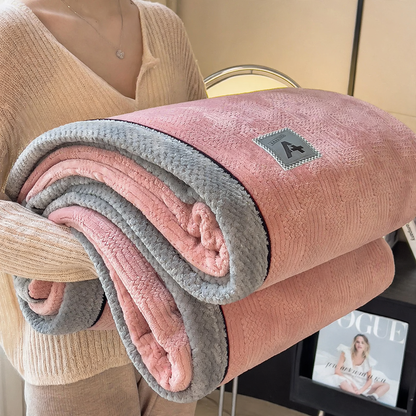 Warme Flanell-Decke, extra dick, für Büro und Zuhause