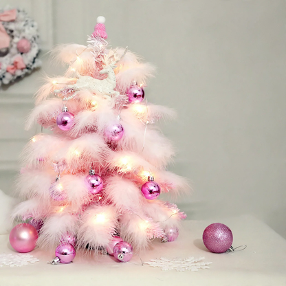Mini-Weihnachtsbaum mit Feder-Optik, 45 cm oder 60 cm