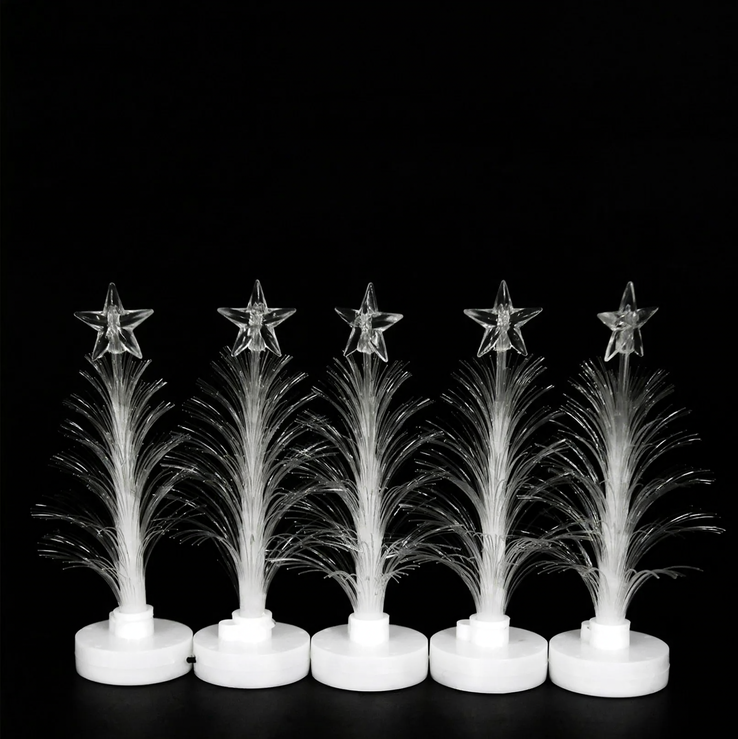 LED-Glasfaser-Weihnachtsbaum, leuchtendes Nachtlicht
