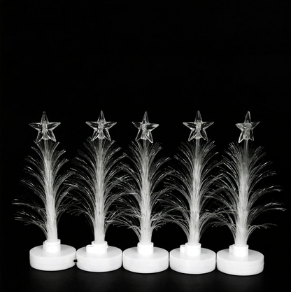 LED-Glasfaser-Weihnachtsbaum, leuchtendes Nachtlicht