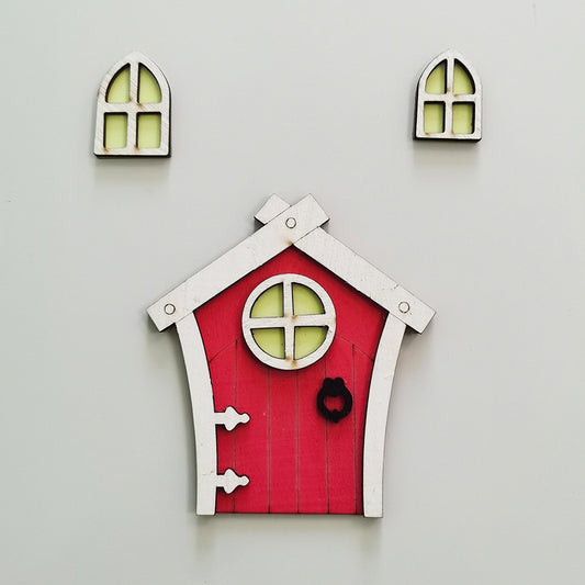 Miniatur-Feentür-Set für Puppenhäuser und Dekoration