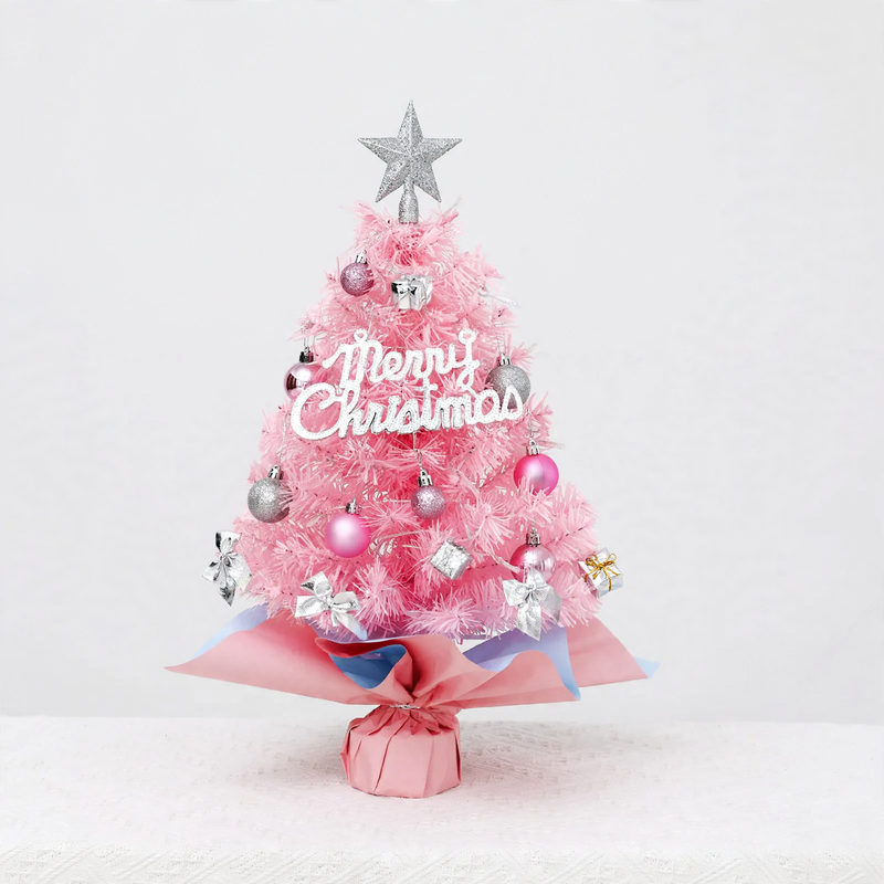 Mini-Weihnachtsbaum mit Dekoration, 45/60 cm, PVC