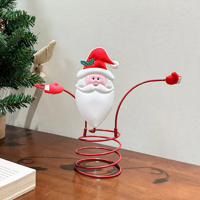 Weihnachtliche Weinflaschenhalter aus Metall
