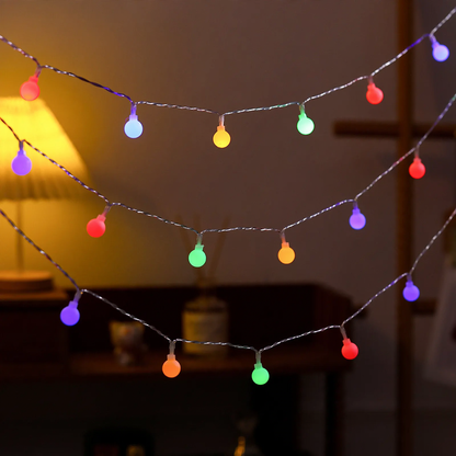 LED-Lichterkette mit Sternen- und Mondmotiven