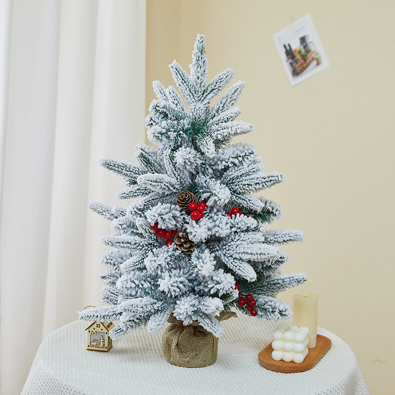 Mini-Weihnachtsbaum mit Beflockung, 45-90 cm