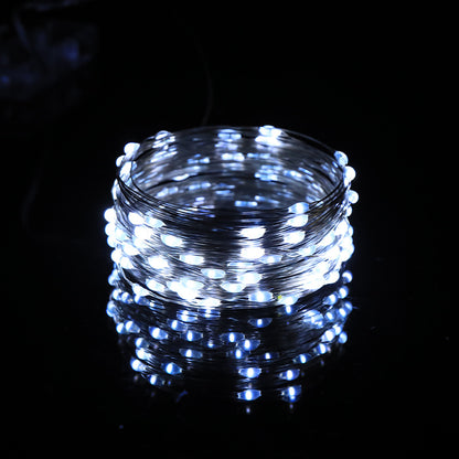 LED-Sternen-Lichterkette, Kupferdraht