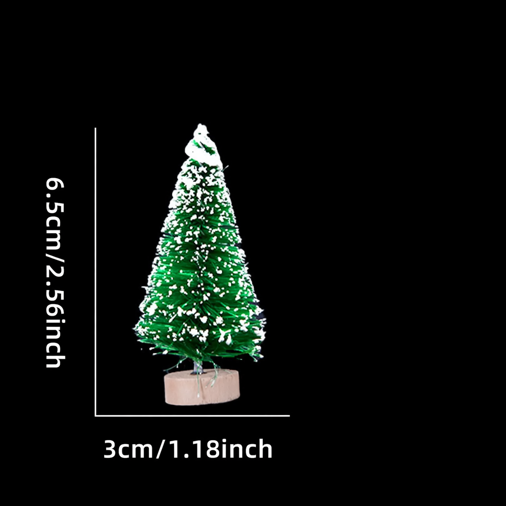 Miniatur-Weihnachtsbaum als Tischdekoration