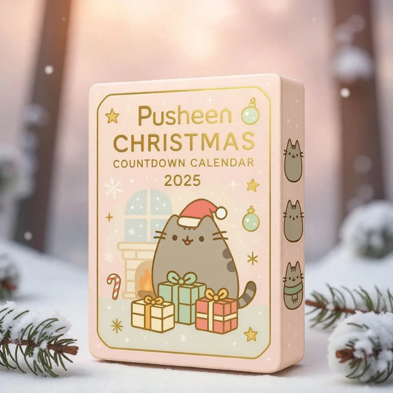 Pusheen Cat Weihnachts-Deko-Aufsteller