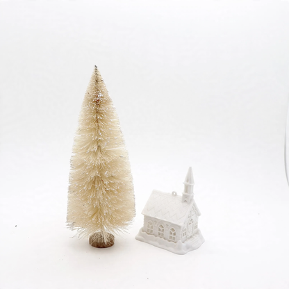 Mini-Weihnachtsbaum aus Sisal, verschiedene Farben und Größen