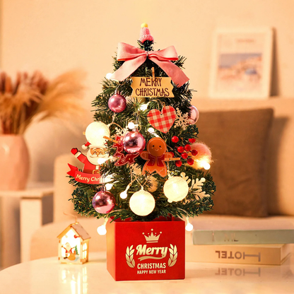 Mini-Weihnachtsbaum-Set für den Tisch, 60 cm