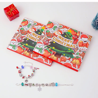 Weihnachts-Adventskalender mit DIY-Schmuckset