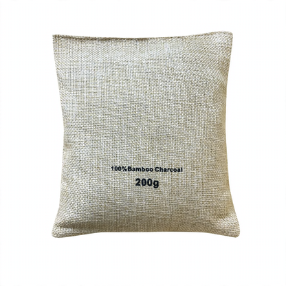 Bambuskohle-Geruchsabsorber im Leinenbeutel, 400g