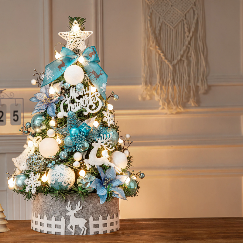 Mini-Weihnachtsbaum-Set, 60 cm, PVC, Tischdekoration