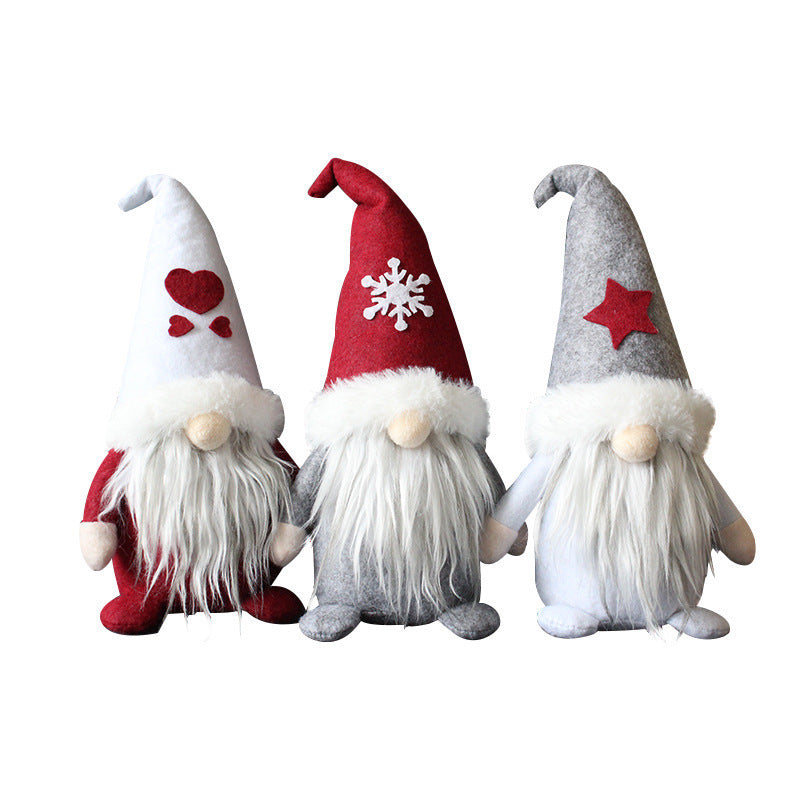 Weihnachtliche Wichtelfigur mit Mütze
