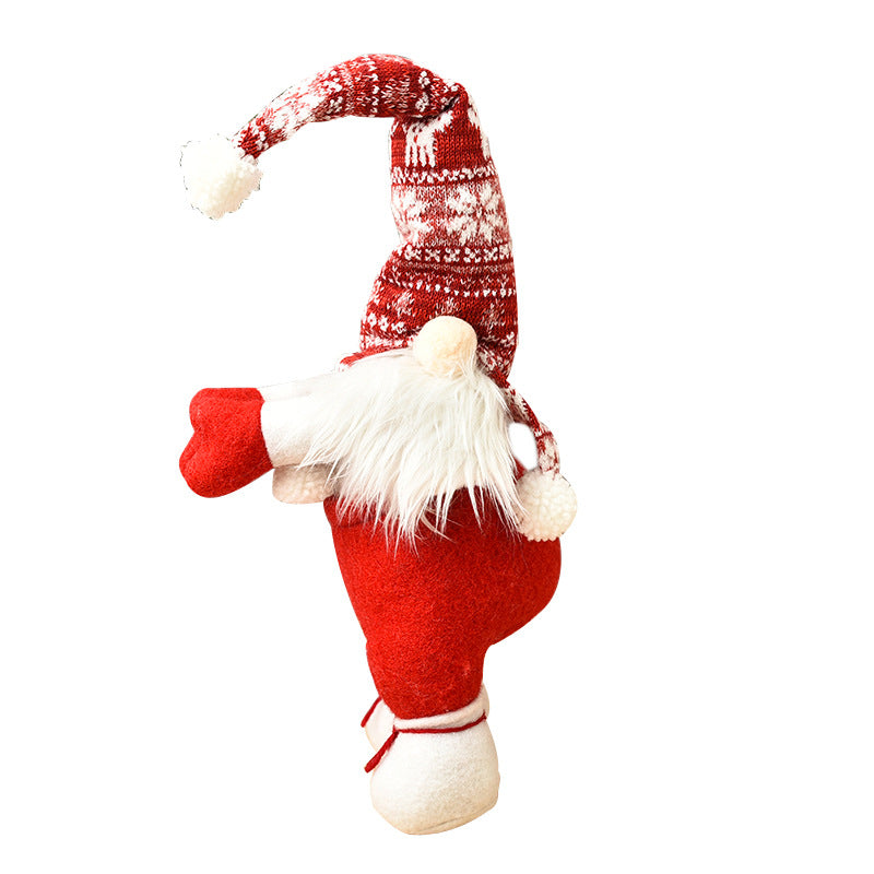 Weihnachtliche Wichtel-Vorhanghalter aus Baumwolle