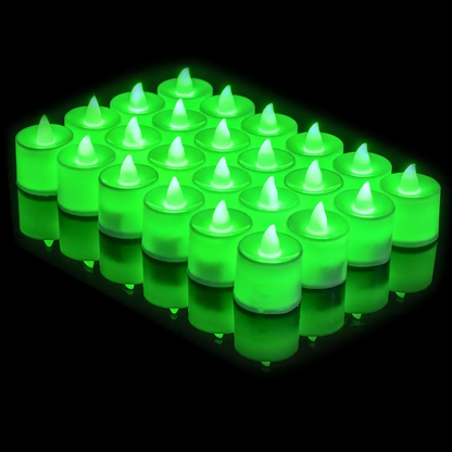 LED-Elektronikkerze, zylindrisch, verschiedene Farben