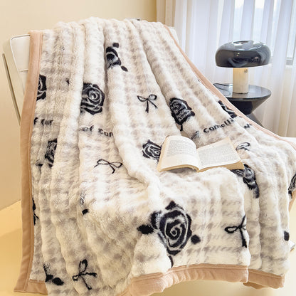 Flauschige Kuscheldecke, winterwarm, verschiedene Größen