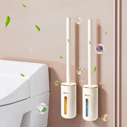 Einweg-Toilettenbürste mit Schwammkopf