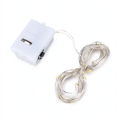 Kompakte LED-Lichterkette mit Batteriebetrieb