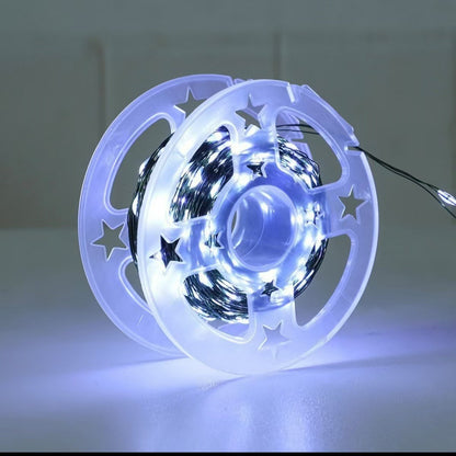 LED-Kupferdraht-Lichterkette, fernbedienbar, für Außenbereich