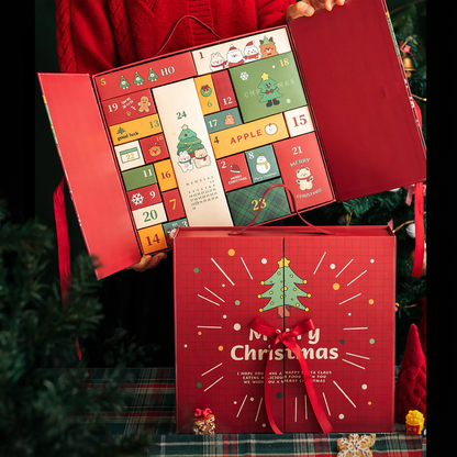 Weihnachts-Countdown-Kalender-Box