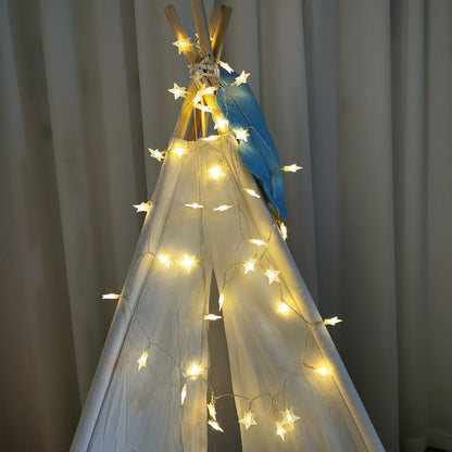 LED-Sternen-Lichterkette für festliche Dekoration