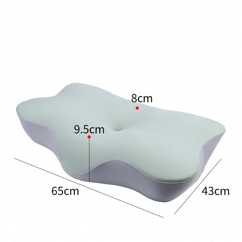Ergonomisches Nackenkissen aus Gedächtnisschaum