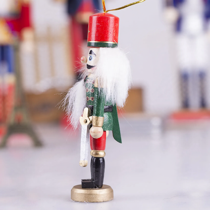 Nussknacker-Soldaten Set, 12 cm, Holz, handbemalt