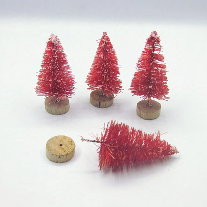 Mini-Weihnachtsbaum aus Sisal, verschiedene Farben und Größen