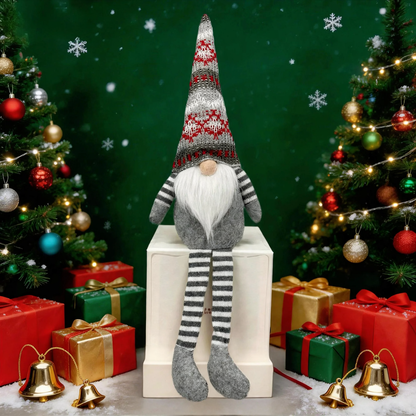 Weihnachts-Wichtel mit langen Beinen, Strick-Design