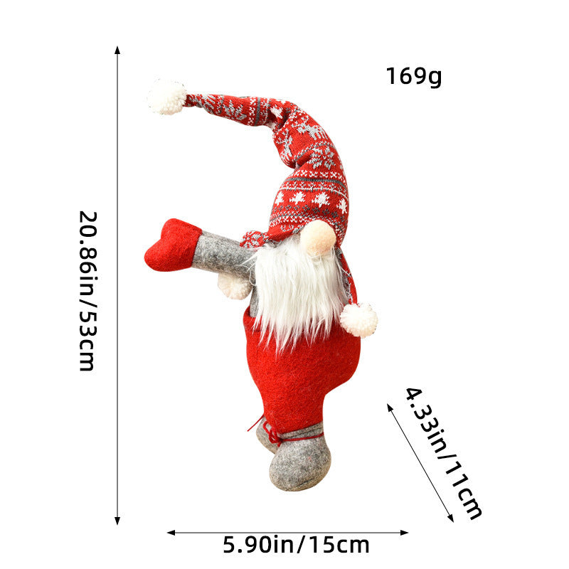 Weihnachtliche Wichtel-Vorhanghalter aus Baumwolle