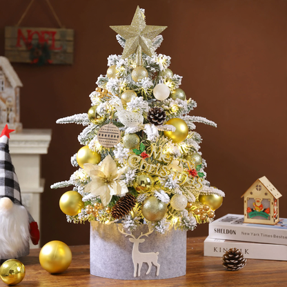 Mini-Weihnachtsbaum für den Tisch, 45-60 cm, beflockt