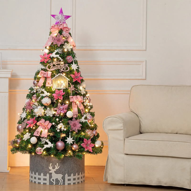 Mini-Weihnachtsbaum-Set, 60 cm, PVC, Tischdekoration
