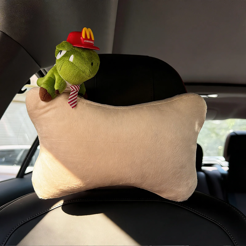 Autokopfstütze mit Dinosaurier-Design