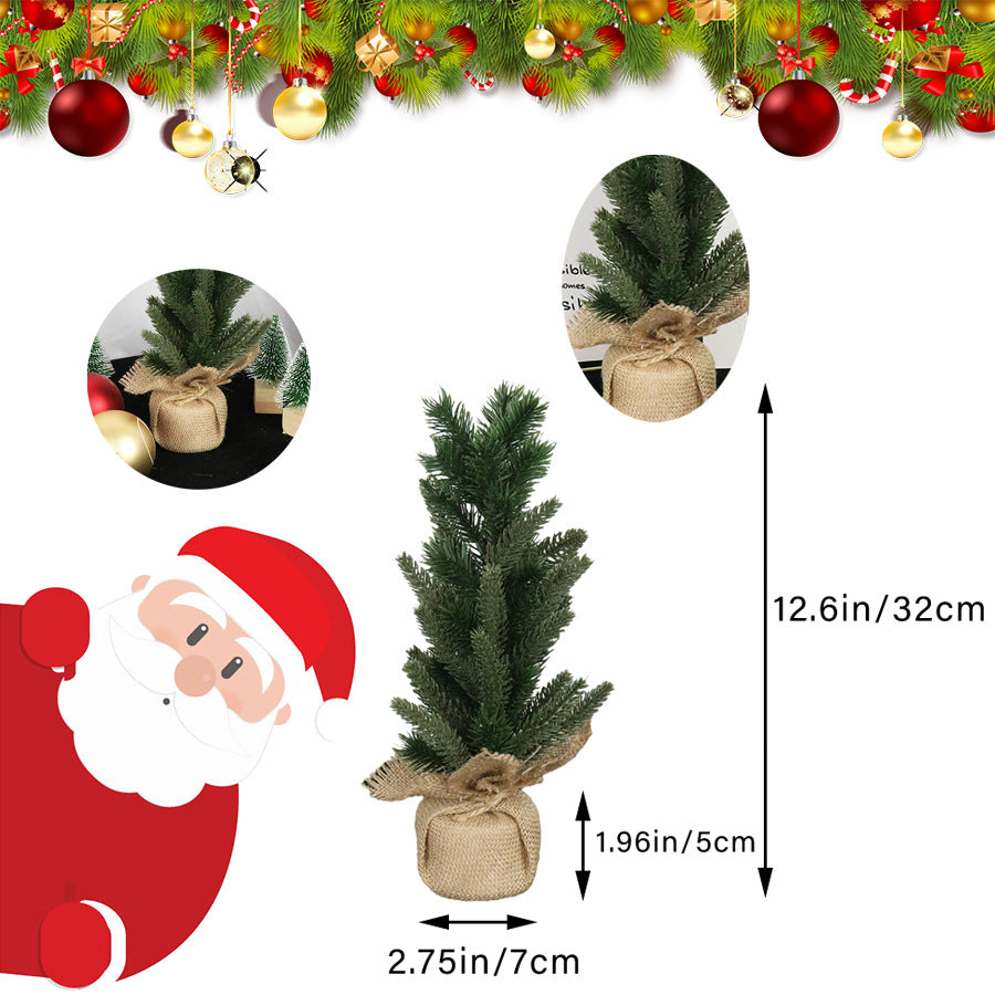 Mini-Weihnachtsbaum aus PE für Tischdekoration