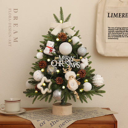 Mini-Weihnachtsbaum-Set mit Beleuchtung, 45 cm oder 60 cm