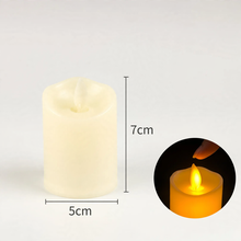 LED-Stumpenkerze mit Flackereffekt