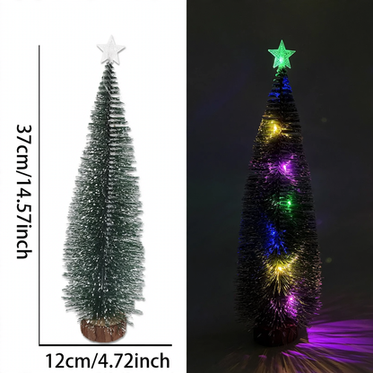Mini-Weihnachtsbaum als Tischdekoration