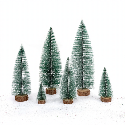 Mini-Weihnachtsbaum mit Schnee-Effekt