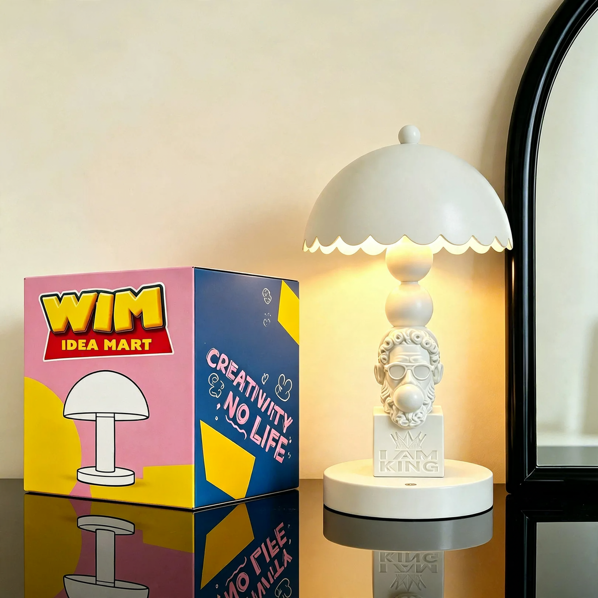 Cartoon Hip-Hop König Tischlampe
