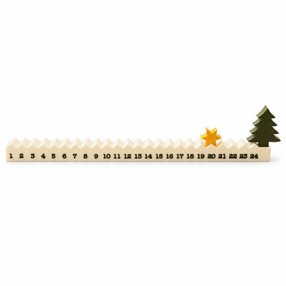3D-gedruckter Weihnachtsbaum-Adventskalender