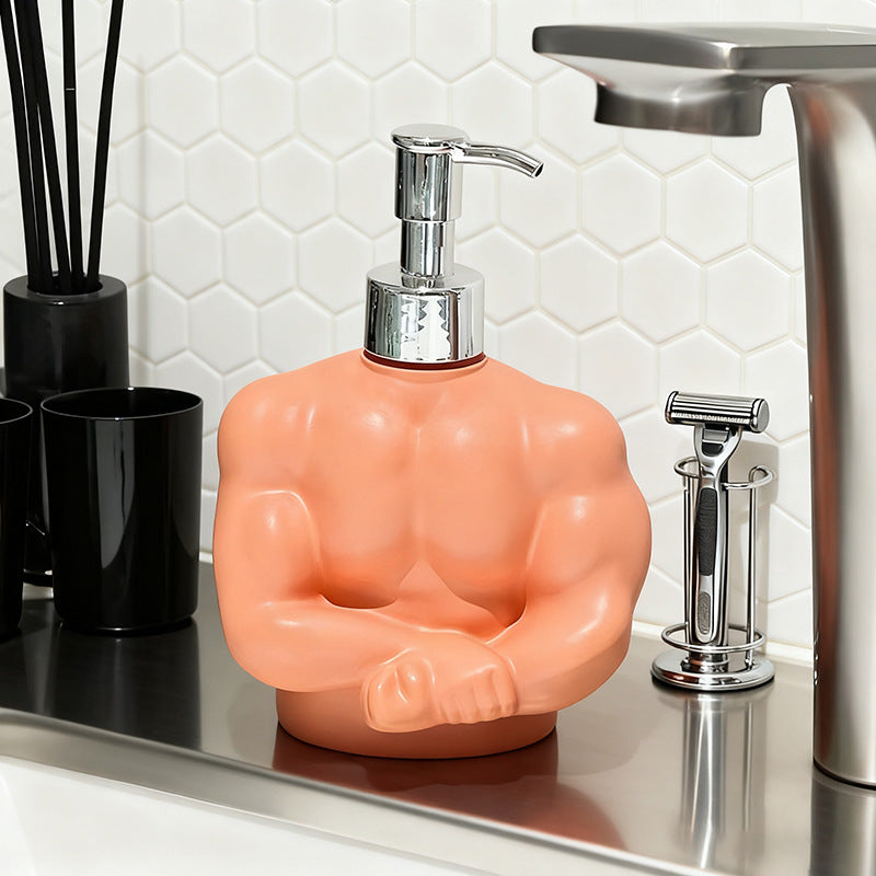 Seifenspender Muskelmann-Form, 200 ml