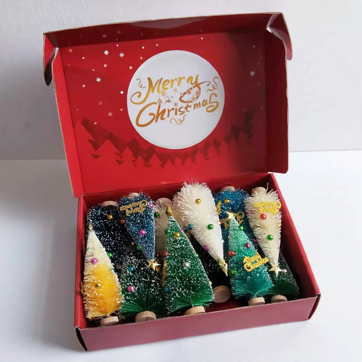 Mini-Weihnachtsbaum-Set mit Perlendekoration
