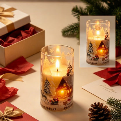 LED-Weihnachtskerzen-Set mit Fernbedienung