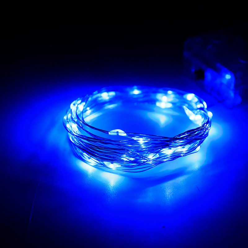 LED-Kupferdraht-Lichterkette mit Batteriebox